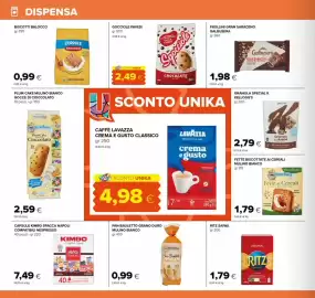 Volantino Tigre Pagina 14: Fette ai Cereali Mulino Bianco €1,79, Goccioline Pavesi €2,49