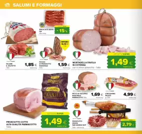 Volantino Tigre Pagina 4: Prosciutto cotto alta qualità Parmacotto €1,49, Mortadella Favola in Cotenna €1,49