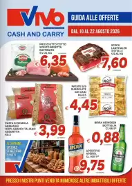 Volantino Vivo Supermercati Pagina 1: Pasta di semola Armando €3,99, Prosciutto cotto scelto Beretta raffinato €6,35