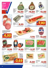 Volantino Vivo Supermercati Pagina 18: Speck Senfter €9,99, Prosciutto Cotto Beretta €2,37