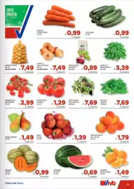 Volantino Vivo Supermercati Pagina 19: Pomodoro datterino €2,99, Meloni retati €0,99
