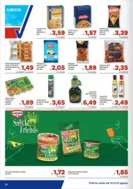 Volantino Vivo Supermercati Pagina 24: Olio Evo Bio 100% Ita Coppini €6,49, Patatine Amica Chips Classica €2,05