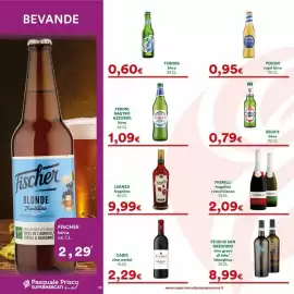 Volantino Supermercati Pasquale Prisco settimana 33 Pagina 6: Peroni capri birra €0,95, Fiorelli fragolino rosso/bianco €2,09