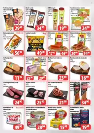 Partner Maloobchodní síť leták Strana 3: Viktorie šunka nejvyšší jakosti €23,90, Bidfood vepřový kabanos se sýrem €34,90