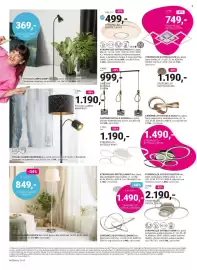 Möbelix leták Strana 12: Schick stojací lampa €849,00, Manfried stojací lampa €1.190,00