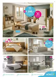 Möbelix leták Strana 3: Čalouněná postel orinoco €15.490,00, Čalouněná postel Nora €15.990,00
