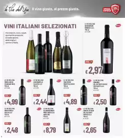Volantino Famila Pagina 12: Le Vie dell'Uva Negroamaro Brindisi D.O.C. €2,97, Le vie dell'uva Bonarda €2,50