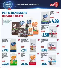 Volantino Famila Pagina 16: Amico Mio crocchette monoproteiche con pesce €1,64, Amico Mio gatto €1,50