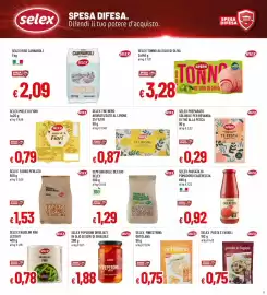 Volantino Famila Pagina 5: Selex tè limone €0,87, Selex tè pesca €0,29