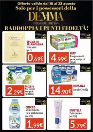 Volantino Sanitaria Demma Pagina 5: Mellin Mix legumi €2,29, Spuma di sciampagna Talco busta €0,69