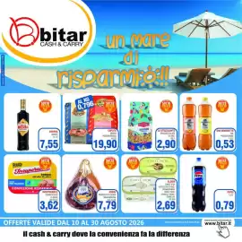 Volantino Bitar Pagina 1: Assisi Prosciutto Crudo Gran Riserva €7,79, Carte d'Or €2,69