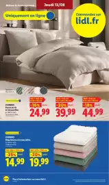 Catalogue Lidl | Les Exclus Web de la semaine page 14: 240x220 cm €39,99, 260 x 240 cm €44,99