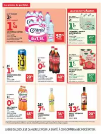 Catalogue Auchan Supermarché page 18: Auchan - eau minérale finement gazeuse €2,34, C4 ENERGY DRINK ZÉRO €1,03