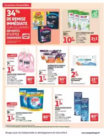 Catalogue Auchan Supermarché page 20: Blédina Blédiner Pâtes Tomates Courgettes Gruyère €1,14, XTRA Lessive capsule €7,19
