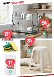 Catalogue Centrakor page 10: L'egouttoir à vaisselle €9,23, L'essuie-tout €1,48