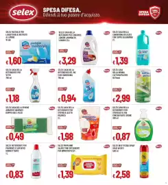 Volantino Famila Superstore Pagina 7: Selex spugne abrasive €0,49, Selex casa bella detergente per vetri €1,18
