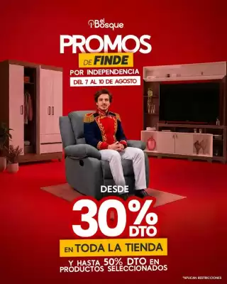 Muebles el Bosque (válido hasta 12-08)