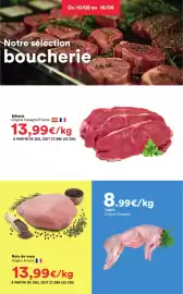 Catalogue Hmarket semaine 33 page 2: Bifteck €13,99, Noix de veau €27,98