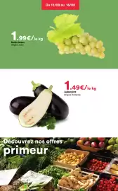 Catalogue Hmarket semaine 33 page 3: Aubergine €1,49, Raisin blanc €1,99