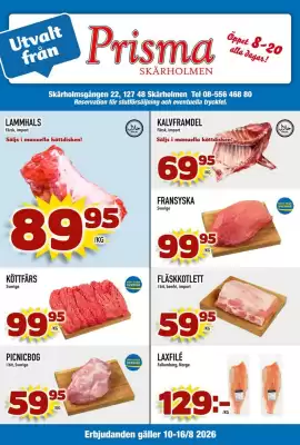 Prisma Mat reklamblad (giltig till och med 16-08)