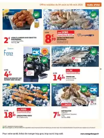 Catalogue Auchan Drive page 23: Sans marque thon blanc €14,99, Sans marque langoustines crues €18,99