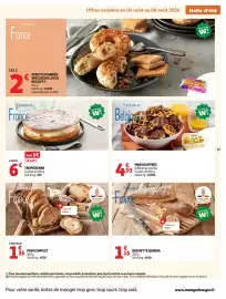Catalogue Auchan Drive page 27: Sans marque tropézienne €6,00, Sans marque baguette quinoa €1,15