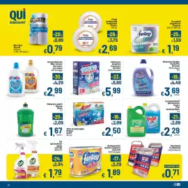 Volantino Qui Discount Pagina 10: Tabs lavastoviglie limone Actiff €2,50, Pop lavapavimenti €2,29