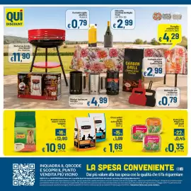 Volantino Qui Discount Pagina 12: Friskies adulto manzo cereali verdure €10,90, Patè gatto Pappa cat €0,35