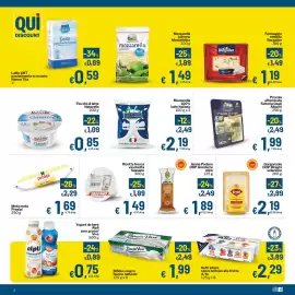 Volantino Qui Discount Pagina 2: Gorgonzola DOP Biraghi selezione €2,19, Ricotta fresca vaschetta Sassano €1,49