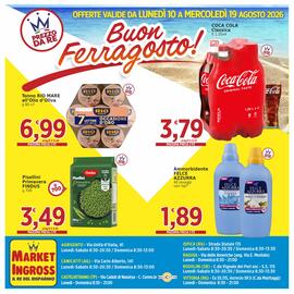 Volantino Market Ingross Pagina 24: Tonno RIO MARE all’Olio d’Oliva €6,99, Pisellini Primavera Findus €3,49