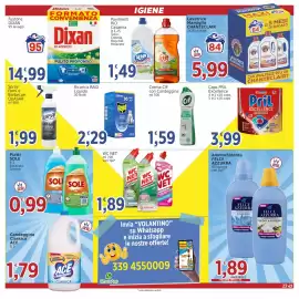 Volantino Market Ingross Pagina 23: Pavimenti RIO Casamia €1,49, Ammorbidente Felce Azzurra €1,89
