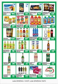 Brněnka leták Strana 4: Magnesia přírodní perlivá jemně perlivá neperlivá €17,90, Nowaco rybí prsty €44,90