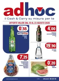 Volantino Adhoc Pagina 1: Anguria €0,20, Pantaleo olio extra vergine di oliva €4,00