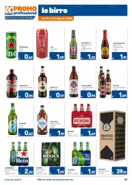 Volantino C+C Cash and Carry Pagina 23: Messina Birra Cristalli di Sale €1,19, Paulaner birra Weissbier €0,95