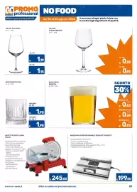 Volantino C+C Cash and Carry Pagina 29: Affettatrice lama CM 25 €245,00, Calice Biancorosso €0,89