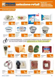 Volantino C+C Cash and Carry Pagina 9: San Michele Speck a Fette €2,99, Naturella Formaggio Fresco Spalmabile Classico €0,98