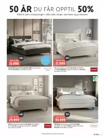 Bohus kundeavis Side 15: VIP kontinentalseng €21.999,00, OPUS kontinentalseng €29.999,00