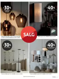 Bohus kundeavis Side 21: ALLE* LAMPESKJERMER OG LAMPEFØTTER €299,00, ALLE* VEGGLAMPER €599,00