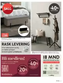 Bohus kundeavis Side 23: FRIKK stumtjener €539,00, DEAUVILLE benk m oppbervaring €2.399,00