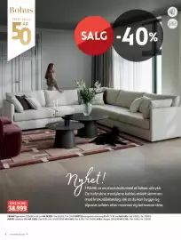Bohus kundeavis Side 8: AURA ullteppe 200x290 €5.249,00, HØVIK sofabord Ø80 €3.899,00