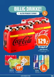 Coop Obs kundeavis uke 33 Side 15: Coca-cola 8 pk €129,00, Red bull €50,00
