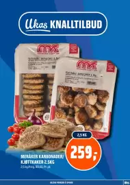 Coop Obs kundeavis uke 33 Side 5: Meråker karbonader/ kjøttkaker 2.5kg €259,00