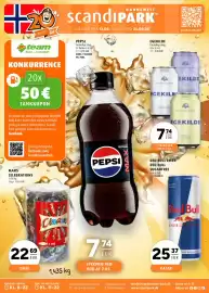 Scandinavian Park katalog Side 1: EGEKILDE, EUR 7.74 €7,74, RED BULL ELLER RED BULL SUGARFREE, EUR 25.37 €25,37