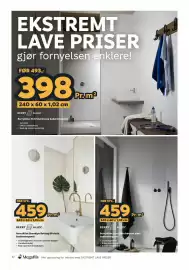 Megaflis kundeavis Side 32: BerryAlloc Hvit Snø Glossy baderomspanel €398,00