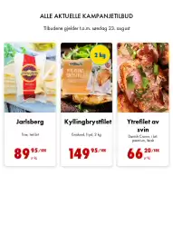 Nordby Supermarket kundeavis uke 33 Side 1