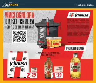 Volantino Deco Maxistore settimana 33 Pagina 28: Ichnusa birra non filtrata €1,19