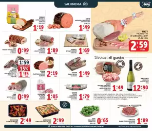 Volantino Deco Maxistore settimana 33 Pagina 3: Renzini brace culatello alle erbe €2,19, Sorrentino salamella romana €1,05