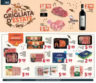 Volantino Deco Maxistore settimana 33 Pagina 8: AIA Carne al Fuoco Salsicce di Pollo, Tacchino e Suino €4,49