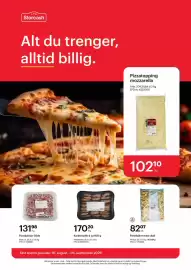 Storcash kundeavis Side 1: Pizzatopping mozzarella €102,10, Pizzabacon Gilde €131,98