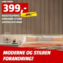 Bauhaus kundeavis Side 2: Akustikkpanel Standard Lys Eik €399,00